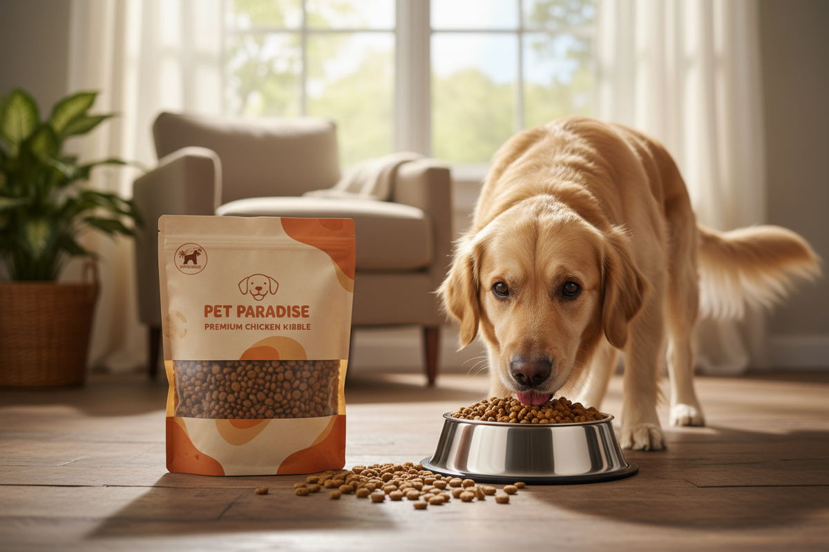 Chicken & Rice Crunch Kibble - Dog Food