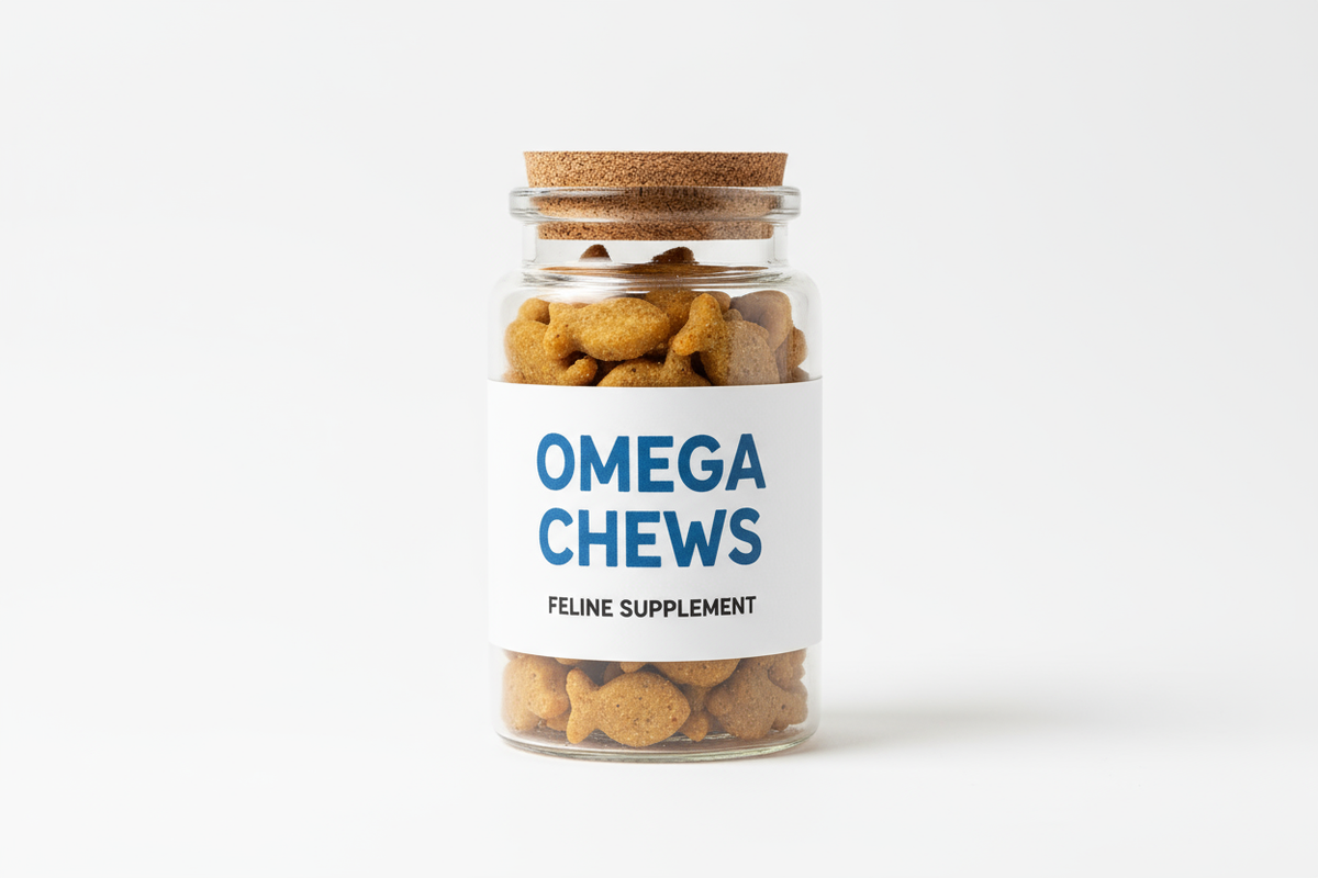 Skin & Coat Omega Chews - Cat Supplement